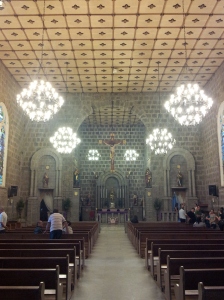 O interior da Igreja Matriz